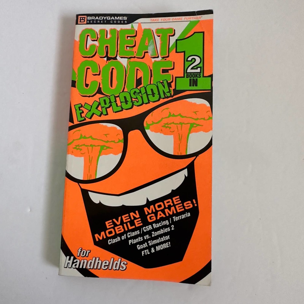 Cheat Code Explosion 2 in 1 for handheld and Consoles Brady Games